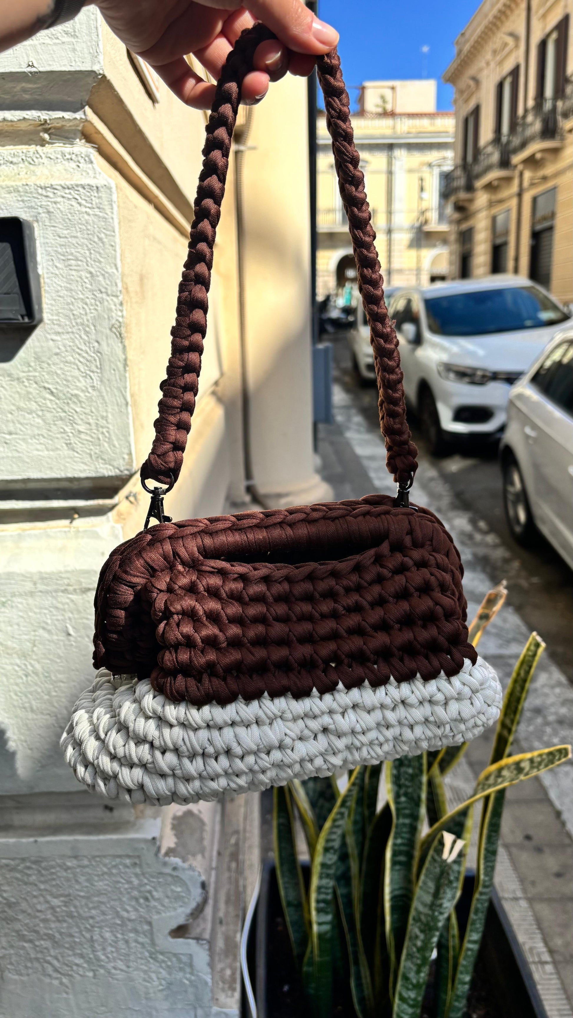Clutch Cioccolato e Panna